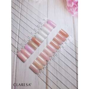 Claresa Rubber Base 01 - Színpaletta, különböző rózsaszín és nude árnyalatok - Műköröm alapozó & fedő zselé
