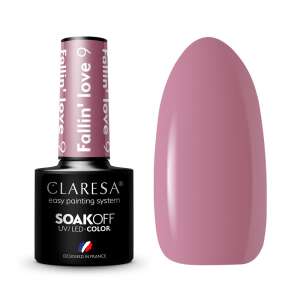 Claresa Fallin' Love 9 Gel Polish, einfaches Lackiersystem, Soak-Off UV/LED Farbe, entworfen in Frankreich - Gel-Lack