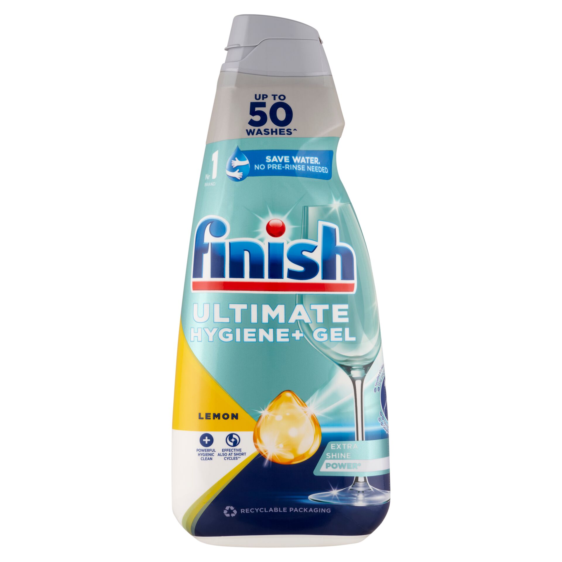 E-shop Finish Ultimate Hygiene+ Gel Lemon Gél na umývanie riadu v umývač...