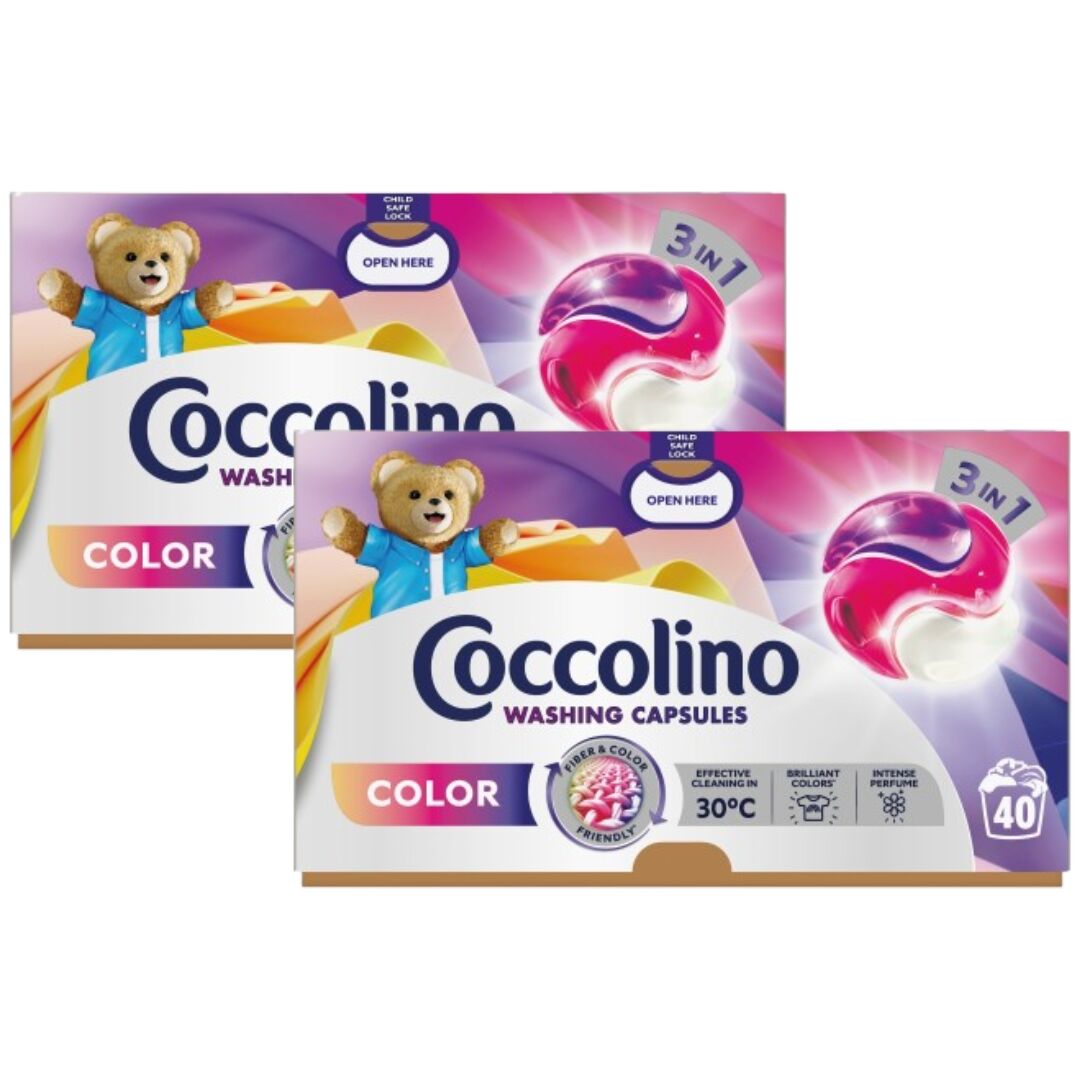 E-shop Kapsula na pranie Coccolino Color 3v1 2x40 praní
