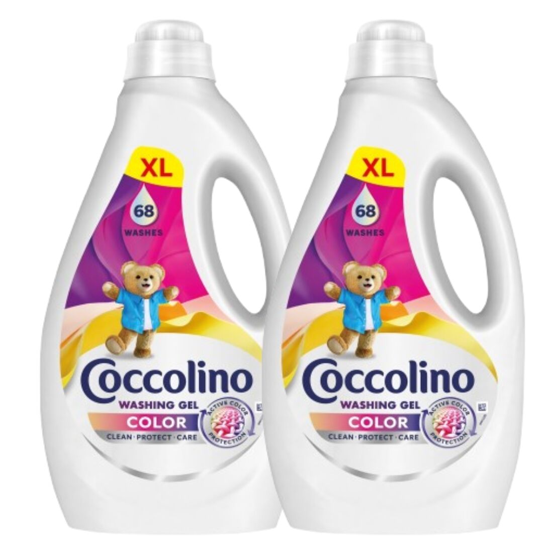 E-shop Coccolino Color Liquid Washing Gel 2x2,72L - 136 praní