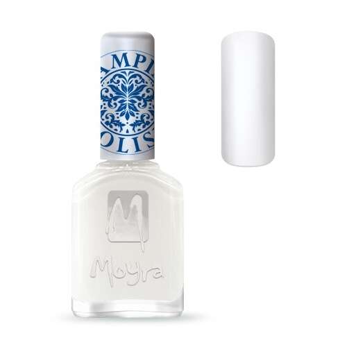Moyra SP 07 White nyomdalakk, 12ml - Körömnyomda