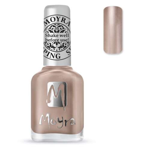 Moyra nyomdázó körömlakk Rose Gold színben, 12ml - Körömnyomda