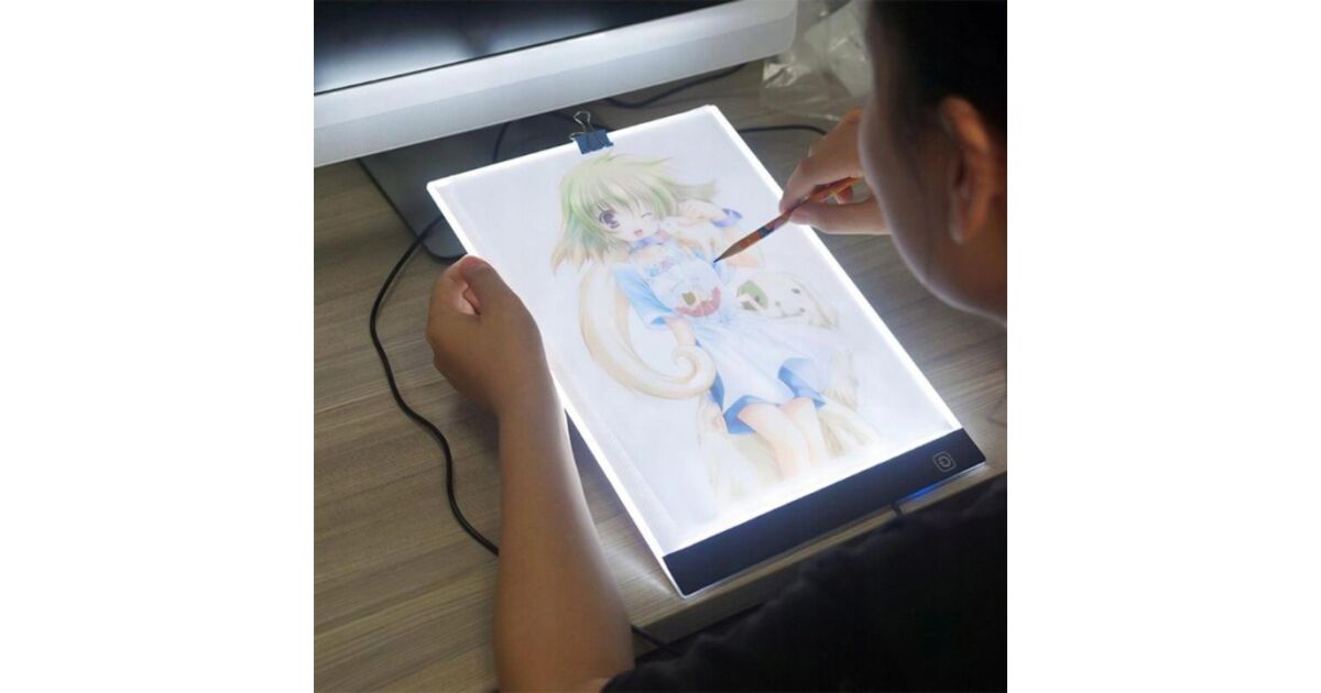 Tableta LED, Zola, proiectare lumina pentru a copia desene, A4, ultra ...