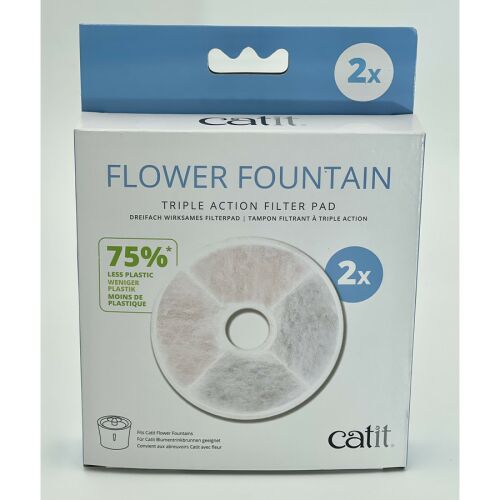 Catit Triple Action Frameless Filter - csere szűrő ( ivókúthoz) 2db