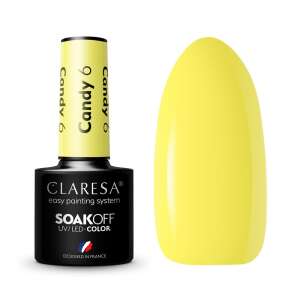 Claresa Candy 6 Soak Off UV LED Gel Polish, Gelb - Candy