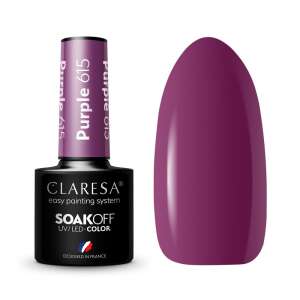 Claresa Soak Off UV/LED Gel Polish in Purple 615 - Claresa