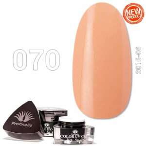 Profinails Színes UV Zselé No. 070, 5g, barack színű körömzselé - Műköröm zselé