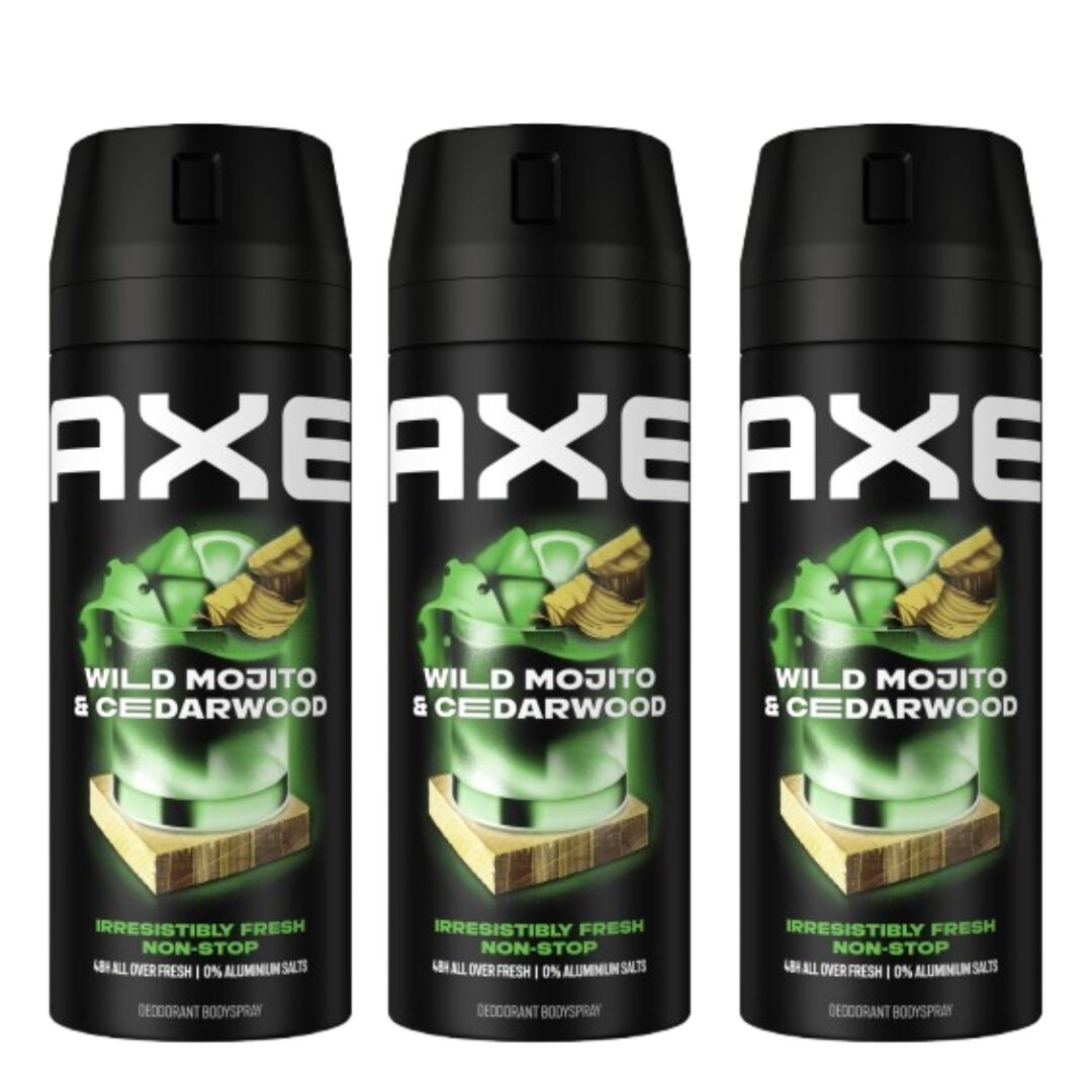 E-shop Dezodorant Axe Wild Mojito &amp;amp; Cedrové drevo 150 ml
