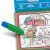 Közelkép a Melissa & Doug Water Wow! Állatok kifestőkönyv oldaláról víztollal. Tanyasi állatok téma.