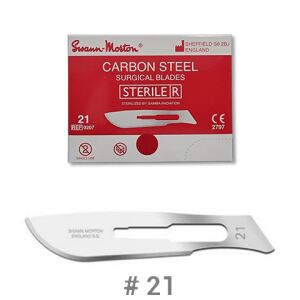 Swann-Morton #21 Sebészi Penge - 10 db - Steril 134917673 - Nono