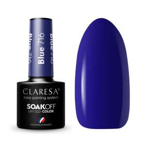 Claresa Blue 716 Soak Off UV LED Lac Gel, 5g, sistem de aplicare ușor, proiectat în Franța - Frumusețe și sănătate