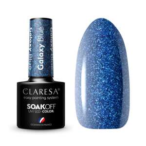 Claresa Galaxy Blue Soak-Off UV/LED Gel Polish, 5g, einfaches Lackiersystem, in Frankreich entworfen - Galaxy
