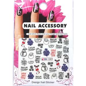 Karácsonyi matrica - BN-1397 43182289 - Körömmatrica