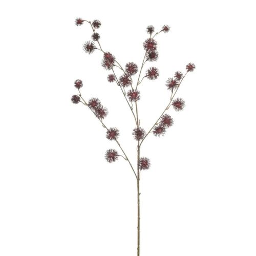 Bogáncs ág burgundy 85cm 147858818 - Műnövény és művirág