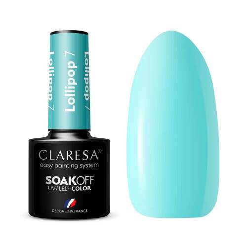 Claresa Lollipop 07 Soak-Off UV/LED Gel Polish, einfaches Lackiersystem, entworfen in Frankreich