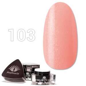 Profinails Színes UV Zselé No. 103, rózsaszín körömzselé, 5g - Műköröm zselé