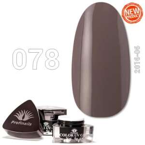 Profinails Színes UV Zselé 078, barna körömzselé, 5g - Műköröm zselé