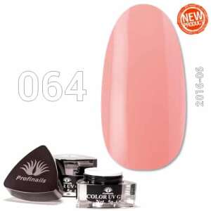 Profinails Színes UV Zselé No. 064, rózsaszín körömzselé, 5g - Műköröm zselé