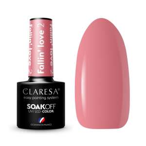 Claresa Fallin' Love 2 Soak Off UV/LED Gel Polish, Rosa - Gel-Lack
