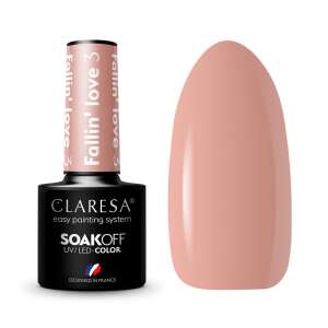 Claresa Fallin' Love 3 UV/LED Soak-Off Gel Polish, einfaches Lackiersystem, hergestellt in Frankreich - Gel-Lack