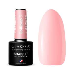 Claresa Lollipop 03 Soak Off UV/LED Gel Polish, einfaches Lackiersystem, entworfen in Frankreich - Gel-Lack