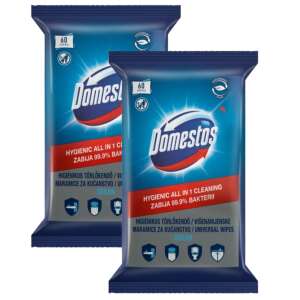 Șervețele igienice Domestos Ocean 2x60buc