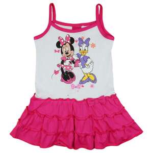 Disney Minnie és Daisy kacsa spagetti pántos fodros pamut ruha - 128-as méret 43189607 Kislány ruha