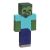 Minecraft Zombi 3D Radír Figura
