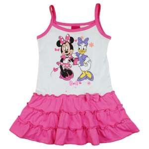 Disney Minnie és Daisy kacsa spagetti pántos fodros pamut ruha - 128-as méret 43189819 Kislány ruhák