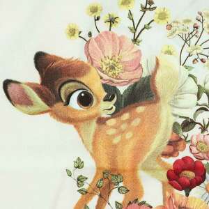 Rövid ujjú kislány póló Bambi mintával - 110-es méret 43190479 