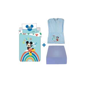 Disney Mickey ovis ágynemű szett (ágynemű huzat + lepedő + vállfazsák) 43191026 Ágyneműk - ovi