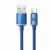 Baseus Crystal Shine USB Type-A – USB Type-C, 100W gyorstöltő adatkábel, 1.2m, kék 149750753