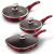 Berlinger Haus BH-6189 Burgundy Metallic Line 3 részes gránit serpenyő készlet 147915306