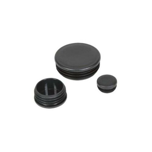 KEREK DUGÓ ZO 14MM - Fekete LDPE kerek záródugók 14mm csövekhez - Bútorláb