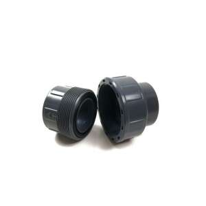 PVC Hollandi D50 idom, szürke, két részből áll - Szűrőberendezés & Vízforgató