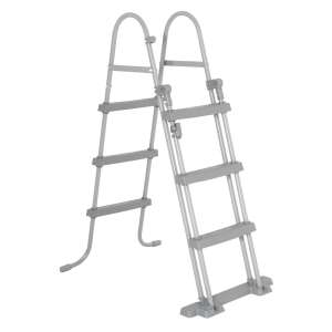 Bestway Flowclear 4-stupanjska bazenska ljestve, sive, za bazene iznad zemlje do 107 cm - Oprema za bazen