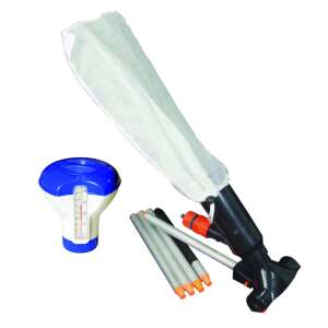 Medence porszívó szett eco úszó vegyszeradagolóval és hőmérővel - Pooltrend