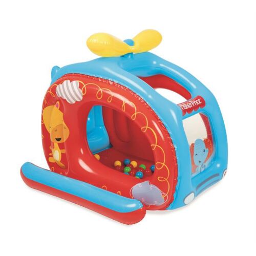 Fisher-Price Felfújható helikopter labdamedence 25 játéklabdával