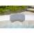 Lay-Z-Spa headrest for inflatable hot tubs, gray, mesh, adjustable