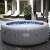 Lay-Z-Spa Santorini Hydrojet Pro felfújható jakuzzi kertben