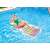 Woman relaxing on Bestway SMA 037 inflatable pool lounge chair