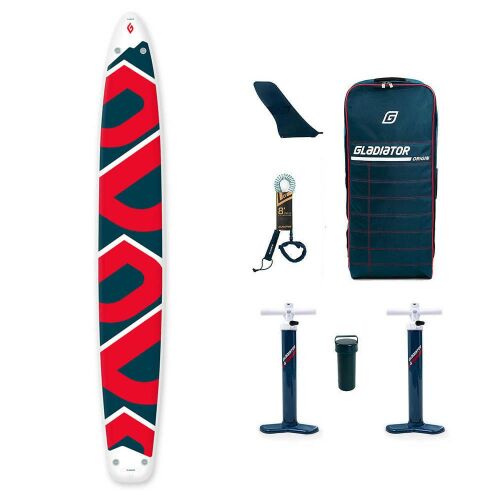 Gladiator Dragon SUP 670cm négyszemélyes paddleboard komplett szett pumpával, uszonnyal, leash-sel és hordtáskával