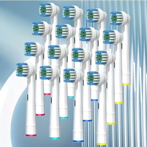 12 db-os cserélhető elektromos fogkefe fej, kompatibilis az Oral-B Vitality, Pro, Smart, Genius,