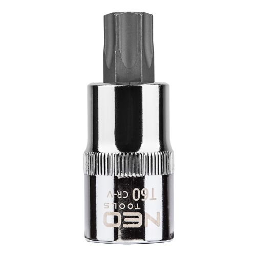 NEO Tools 1/2 hüvelykes T60 Torx Bit Dugókulcs, 55mm hosszúság - Bitfej