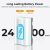 K&F Concept NP-W235 2400mAh akkumulátor kapacitás hosszú kültéri fotózáshoz