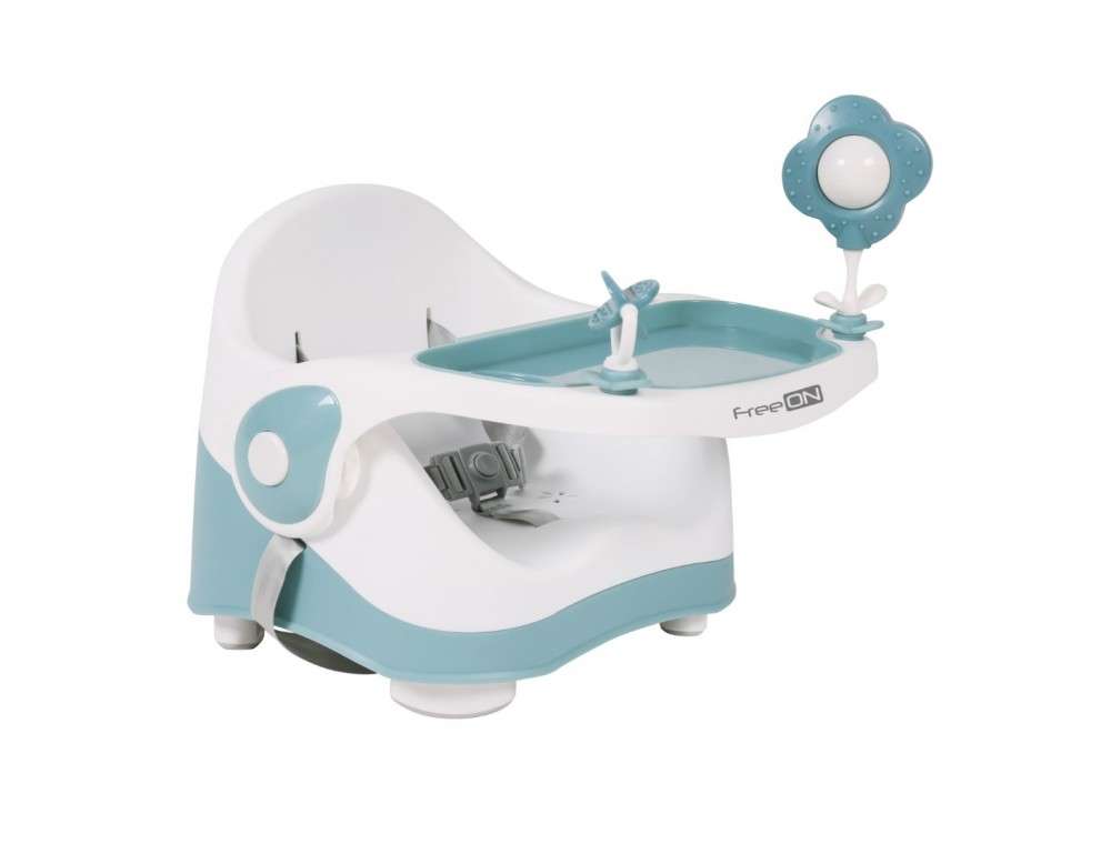 FreeON székre rögzíthető Etetőszék #fehér-türkiz