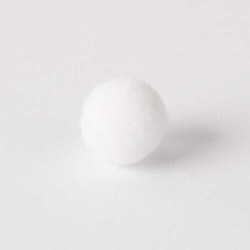 Zsenília pompon 1 cm, 100 db / csomag - fehér 148049202 - Dekor zsenília