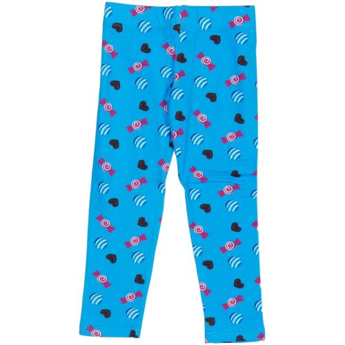 Rosalita kislány kék leggings cukorka mintával, 104-es méret - Gyerek leggings