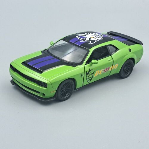 Zöld Dodge Challenger Demon L. Edition Kinsmart fém autómodell - Kinsmart